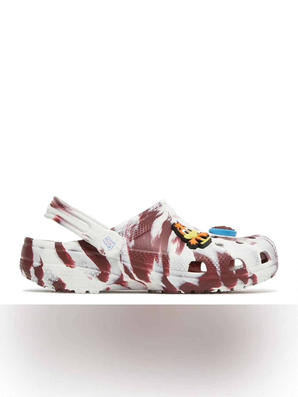 CROCS Kids' Cocoa Puffs Marbled Brown & White Clog with Character Charm